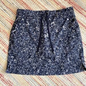 Athleta Skirt Shorts Combination “Skort” Summer Active Wear Gray/Blue Size 4